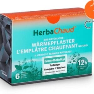 Eine Schachtel HerbaChaud Wärmepflaster