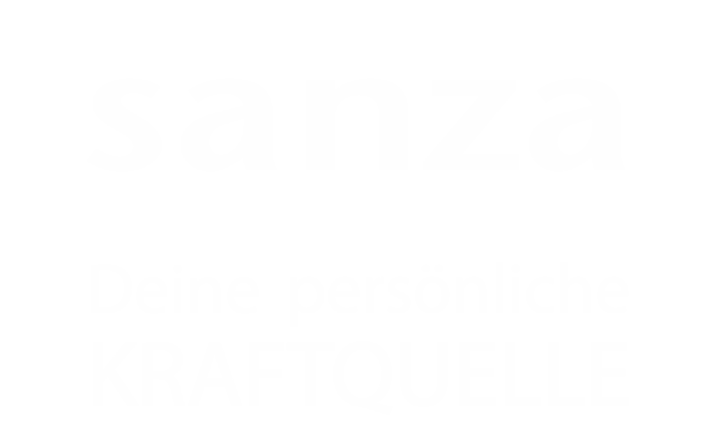 Das Fusszeile-Logo für Sanza Deine persönliche Kraftquelle